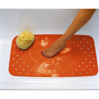 Badematte Wanneneinlage orange RIDDER "PLATTFUSS"