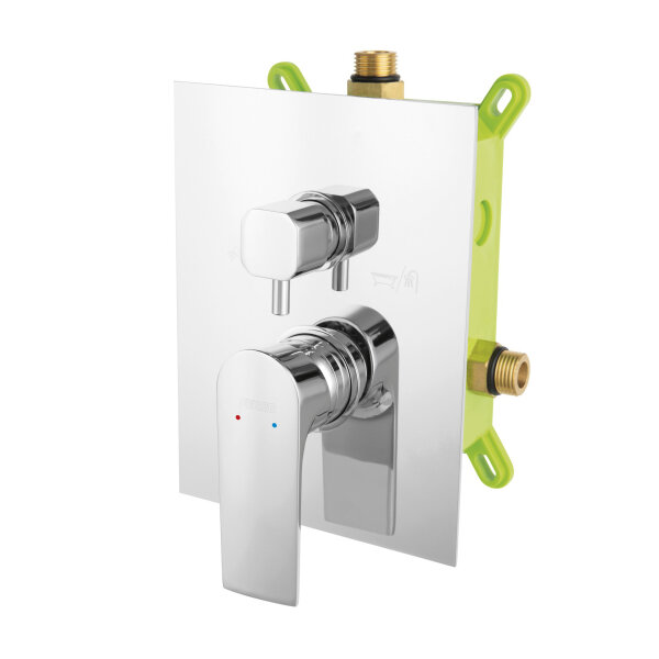 Unterputz Wannenarmatur CUBIC