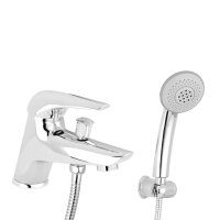 1-Loch Armatur Wannenrandarmatur JAGUAR Komplettset
