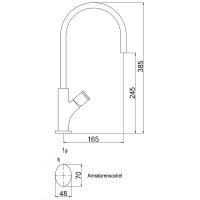 Designer Spültischarmatur ELIPSE