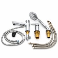 3-Loch Armatur für die Badewanne Arnika Chrom