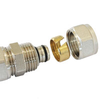PEX Schraubfitting Übergang mit Außengewinde 1/2" x 20