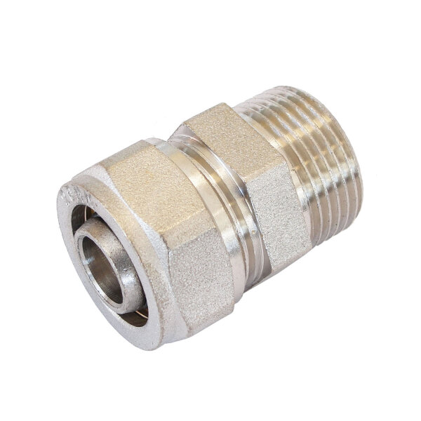 PEX Schraubfitting Übergang mit Außengewinde 3/4" x 20