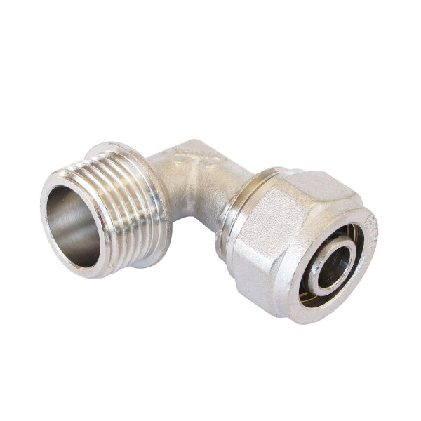 PEX Schraubfitting Bogen mit Außengewinde 1/2" x 16