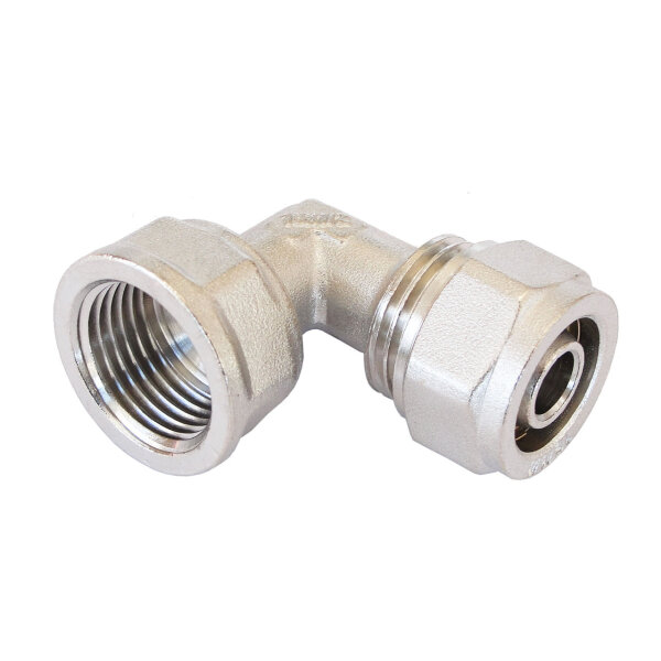 PEX Schraubfitting Bogen mit Innengewinde 1/2" x 16