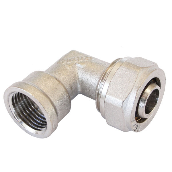 PEX Schraubfitting Bogen mit Innengewinde 1/2" x 20