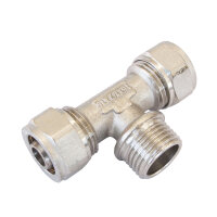 PEX Schraubfitting T-Stück mit Außengewinde 16...