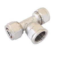 PEX Schraubfitting T-Stück mit Innengewinde 16 x 1/2...