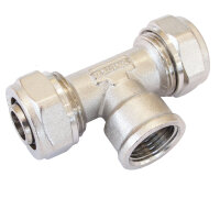 PEX Schraubfitting T-Stück mit Innengewinde 20 x 1/2 x 20
