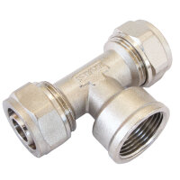 PEX Schraubfitting T-Stück mit Innengewinde 20 x 3/4...