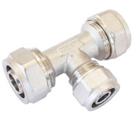 PEX Schraubfitting T-Stück Reduzierung 20 x 16 x 20