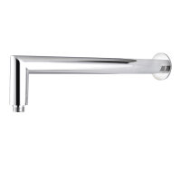 Regendusche Duschkopf Kopfbrause 40cm rund mit Wandarm - Edelstahl
