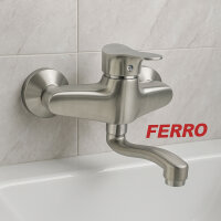 Edelstahl Aufputz Waschbecken Armatur SWING