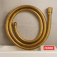 Messing goldener Duschschlauch Brauseschlauch 150cm lang