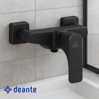 Schwarze Duscharmatur NERO