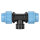 PP Klemmverbinder T-Stück mit Innengewinde 32 x 1" x 32 PE-Rohr Verbinder Fitting Unidelta DVGW