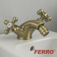 Bronze farbene Bidetarmatur RETRO